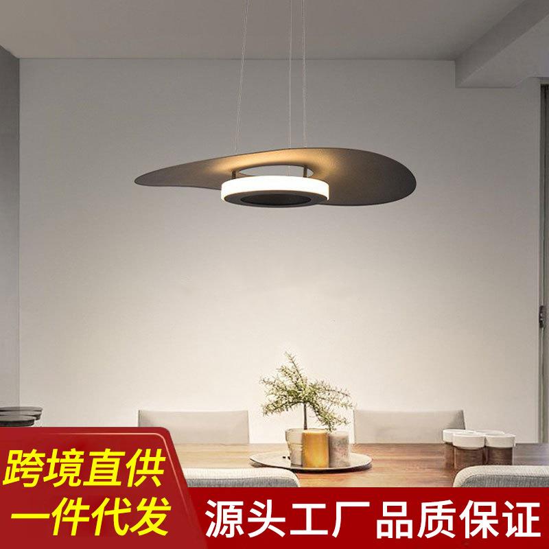 餐厅轻奢飞碟铁艺灯北欧简约设计师客厅餐桌工作室卧室时尚艺术灯