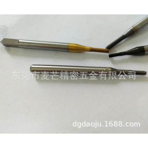 M0.8-1导向牙丝攻-M0.8x0.2RH4-1P短牙长柄挤压丝攻
