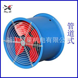SF低噪声轴流风机管道排气扇厨房排烟厂房散热排风全铜电机抽风机