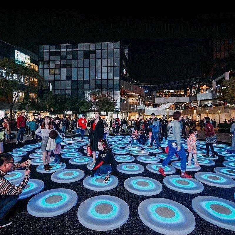 led圆形感应互动地砖灯网红音乐舞台彩色跑感应脚踩互动感应地板,鲜花速递/花卉仿真/绿植园艺,割草机/草坪机,淘宝优惠券,粉丝福利购,淘宝优惠卷