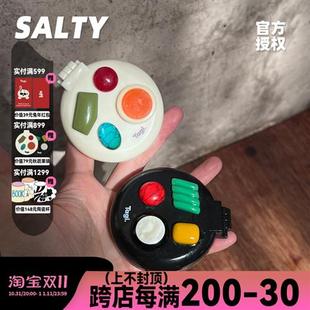 秋果梳镜 Tagi. 立体果盘圆形 翻盖折叠盒梳子镜子套装 SALTY