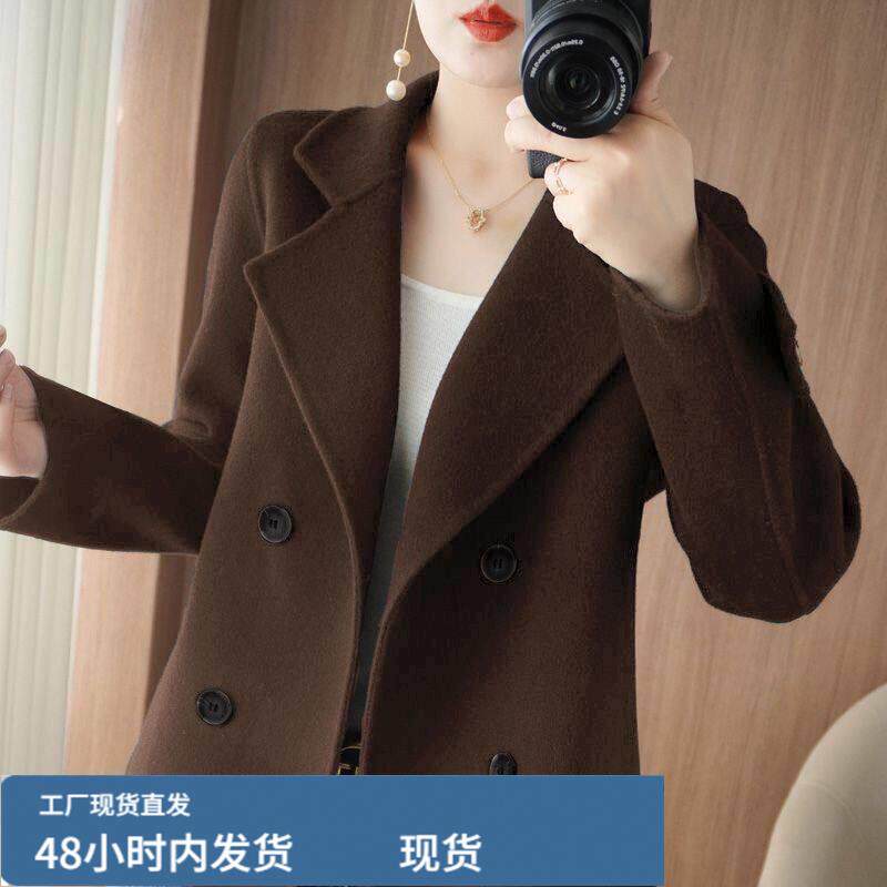 新款西装大衣外套女洋气2025秋冬季韩版百搭小个子妈妈护膝保健环