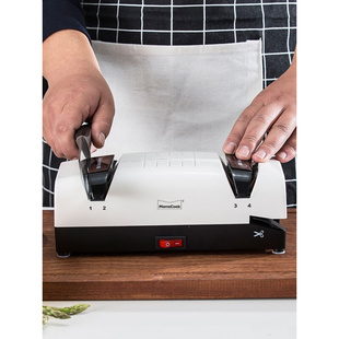 快速磨刀器家用电动菜刀剪磨刀石神器厨房多功能全自动磨刀机