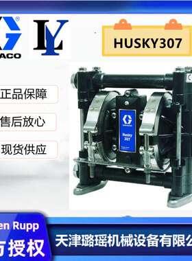 固瑞克HUSKY307系列气动双隔膜泵聚丙烯材质D32911自吸泵