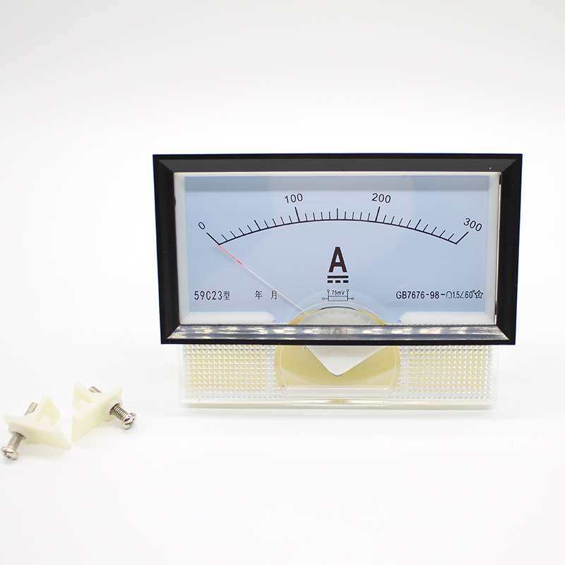 59C23-A指针式直流电流表5A 300A/75mV 外形130*70毫米