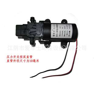 电动隔膜泵自吸压力泵增压泵小型洗车水泵直流12v60w抽水泵