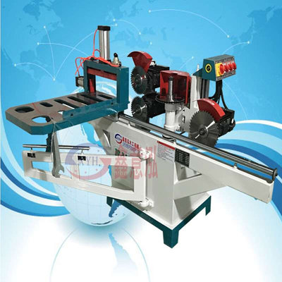 木工机械设备双轨五碟出榫机气动开榫机方榫梳齿机家具加工五碟锯