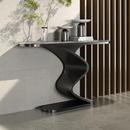 意式 简奢天然大理石玄关现代简约家用进门入户轻奢极简高端玄关台