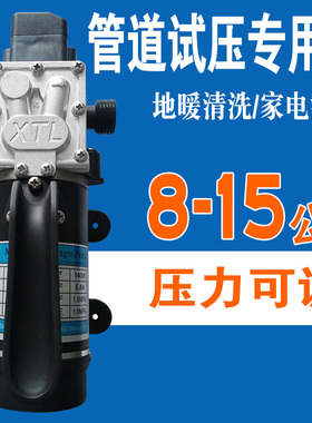 电动隔膜泵 管道试压泵试压机ppCr水管打压器测压可调款地暖清洗