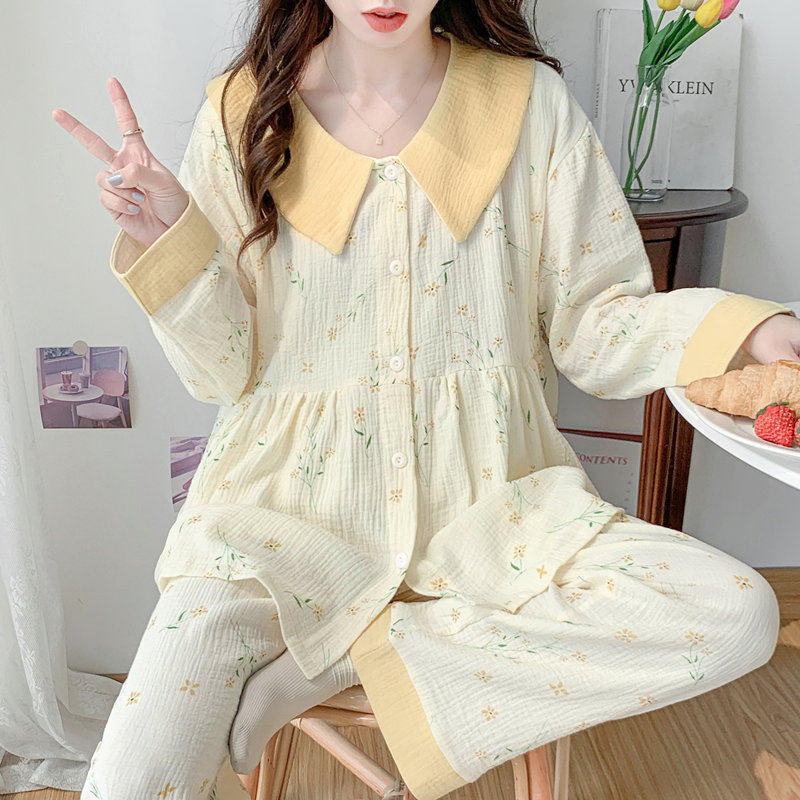 纱布月子服夏季薄款产后纯棉哺乳夏天孕妇睡衣女怀孕期出院家居服,孕妇装/孕产妇用品/营养,家居服套装,淘宝优惠券,粉丝福利购,淘宝优惠卷