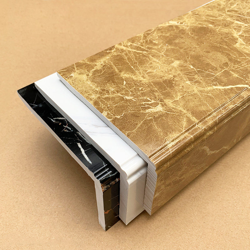 石塑窗台板自粘窗框包边窗套阳台垭口门套门框边框入户门装饰线条
