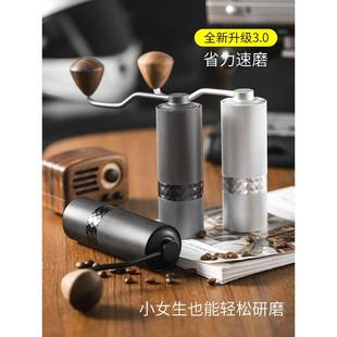 磨豆机咖啡豆研磨机手动意式 手摇式 咖啡机家用小型便携磨粉研磨器