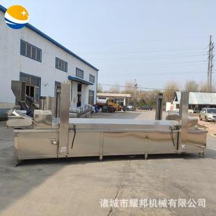 连续工式小黄鱼油机1500厂油炸虾球 设炸备 全自动方便面油炸流水