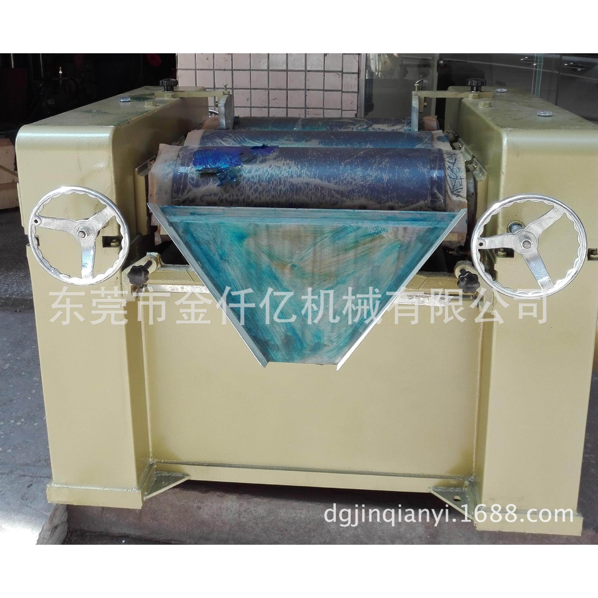 东莞化DMM工S2墨60三辊磨研三机 高粘度物料油染料辊研磨机厂家