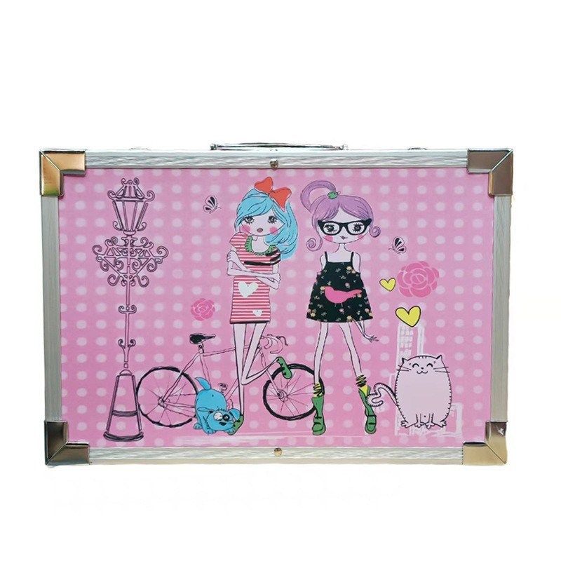 145双层铝盒画笔套装儿童美术绘画文具用品水彩笔画笔厂家,玩具/童车/益智/积木/模型,画笔/画刷,淘宝优惠券,粉丝福利购,淘宝优惠卷