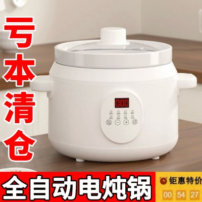 德国电炖锅多功能家用智能煲汤锅煮粥神器婴儿养生燕窝不粘电炖盅