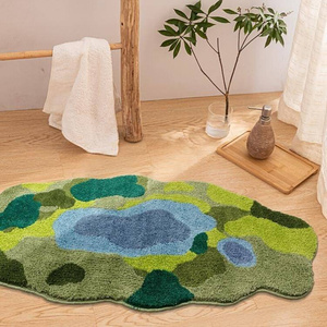苔藓地毯diy青苔地毯阳台休闲区地毯苔藓地毯diy材料包飘窗垫成品