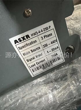 ASXR三相电力调整器250A，拍，成色95成新，熔喷(议价)