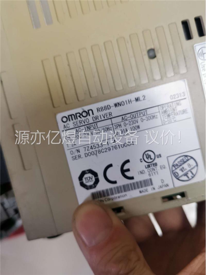 欧姆龙伺服驱动器R88D-WN01h-ML2拆机质量好的客户(议价)