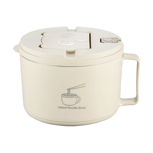 泡面碗宿舍学生带盖日式316不锈钢保温大容量食堂打饭方便面神器