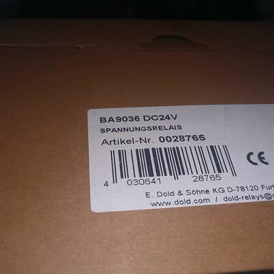 【问价】议~全新带原包装多德继电器BA9036,DC24V,D-7812