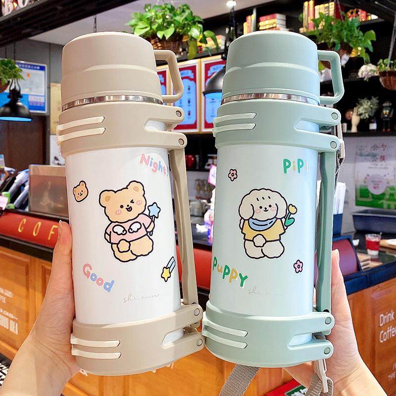 大容量保温壶宿舍学生1000ml1升家用泡茶带盖水杯子外出旅行水壶,餐饮具,保冷/保温杯,淘宝优惠券,粉丝福利购,淘宝优惠卷