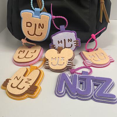 NJZ不织布挂件明星周边应援物