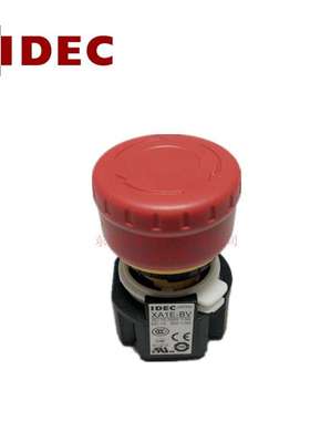 IDEC和泉急停按钮XA1E-BV303R 孔径16mm三常闭按钮开关和泉急停