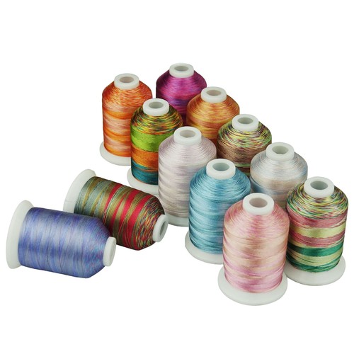 段染绣花线家用工业绣花机用绣花线法式绣花线embroidery thread