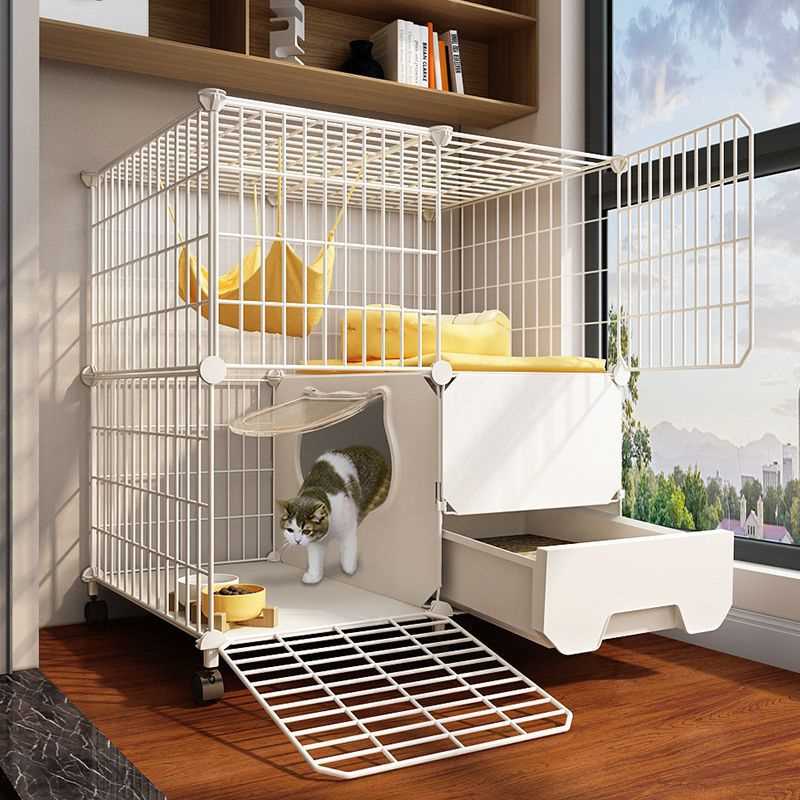 猫笼子家用猫砂盆厕所一体室内不占地小型猫窝自由空间猫伦才