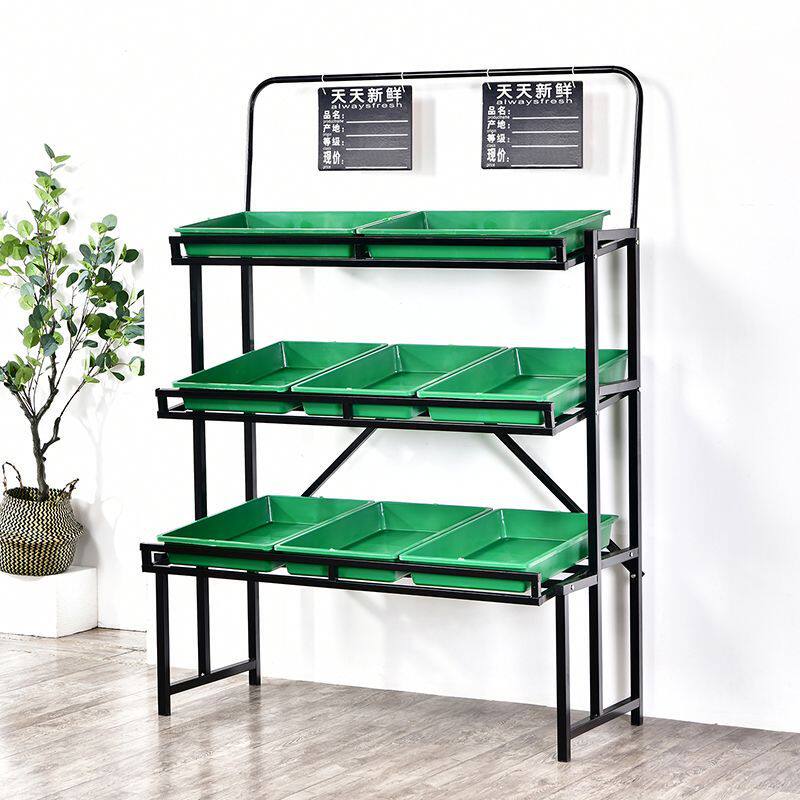水果货架展示架果蔬架菜架批发卖菜多功能商用架专用架水果店百货