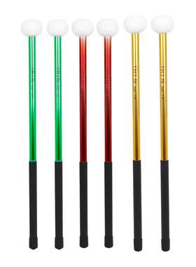 打击乐器白色毛毡头定音鼓鼓槌行进鼓鼓棒练习演奏鼓锤军鼓鼓槌