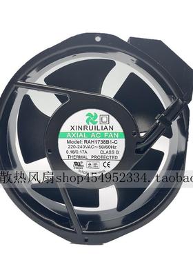XINRUILIAN欣瑞联RAH1738B1-C 220-240V 0.16A 17238轴流散热风扇