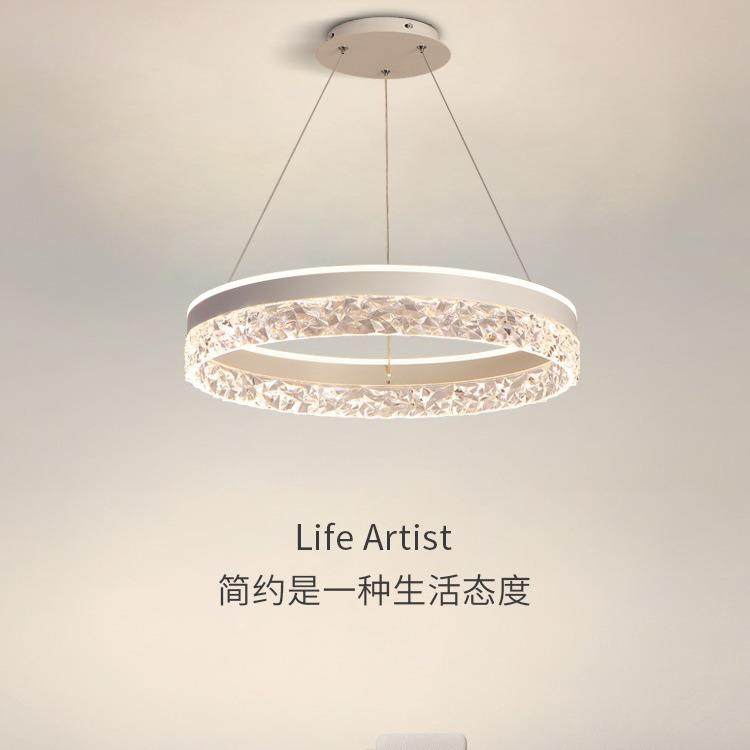 主卧室灯北欧现代简约餐厅吧台餐桌圆环吊灯房间主灯三色变光,鲜花速递/花卉仿真/绿植园艺,割草机/草坪机,淘宝优惠券,粉丝福利购,淘宝优惠卷