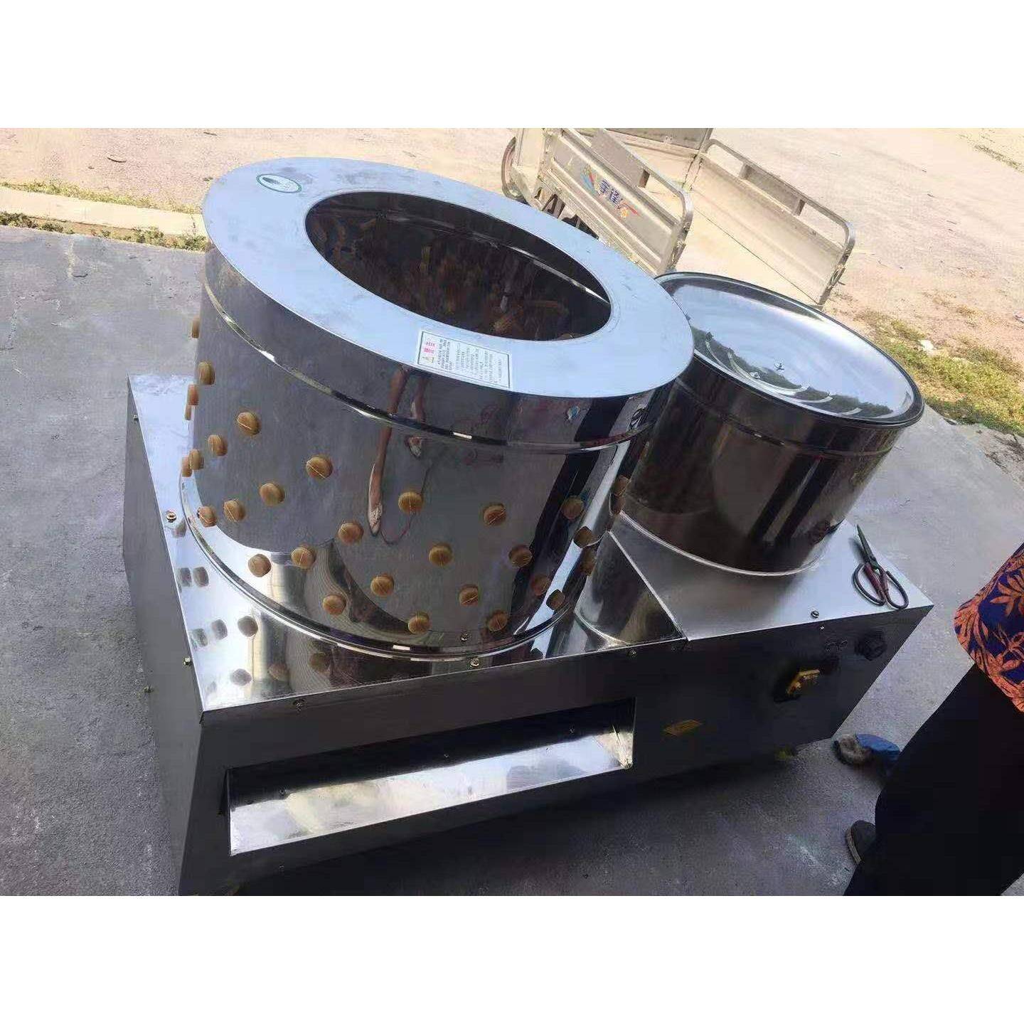 商用家禽脱毛机打毛机鸡鸭温水烫毛脱毛一体机