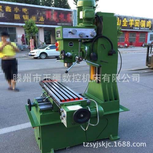 加大床身加高立柱型ZX50C钻铣床7126立柱加大钻铣可改数控钻铣床