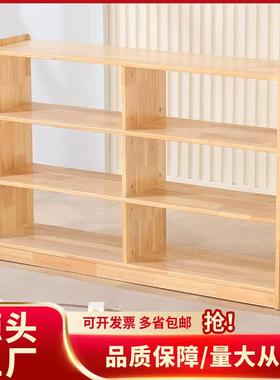 幼儿园教具柜实木柜子儿童书柜家用玩具收纳柜柜子多层储物柜