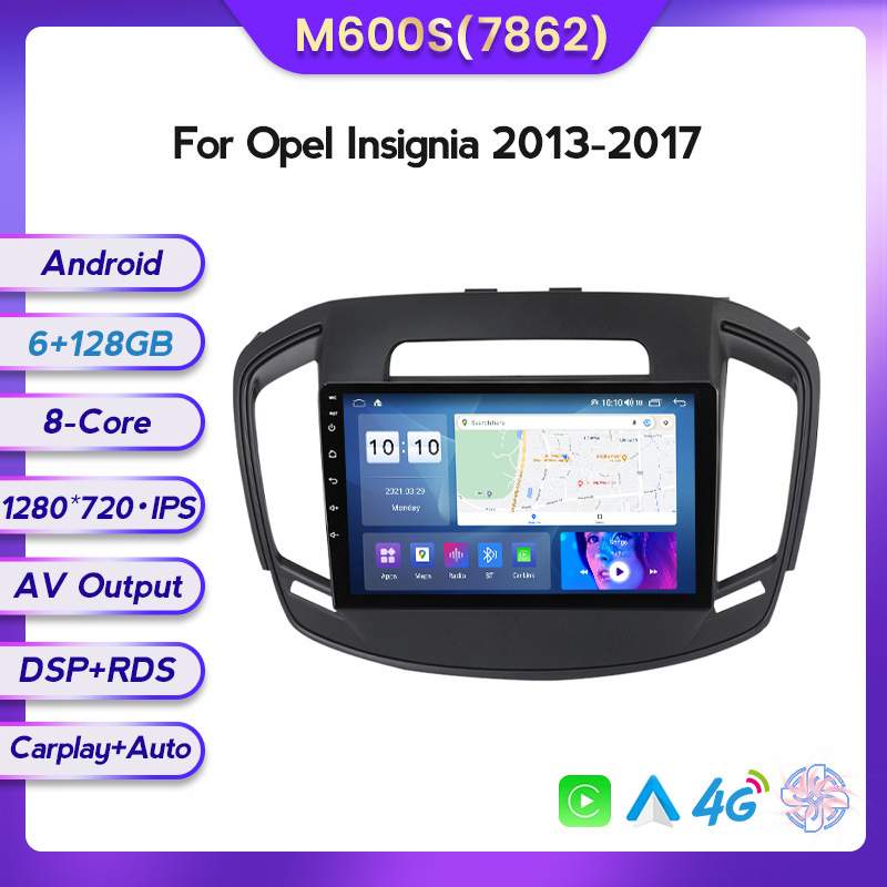 适用于欧宝Insignia 13-17款改安卓大屏中控车载导航屏幕8+128G