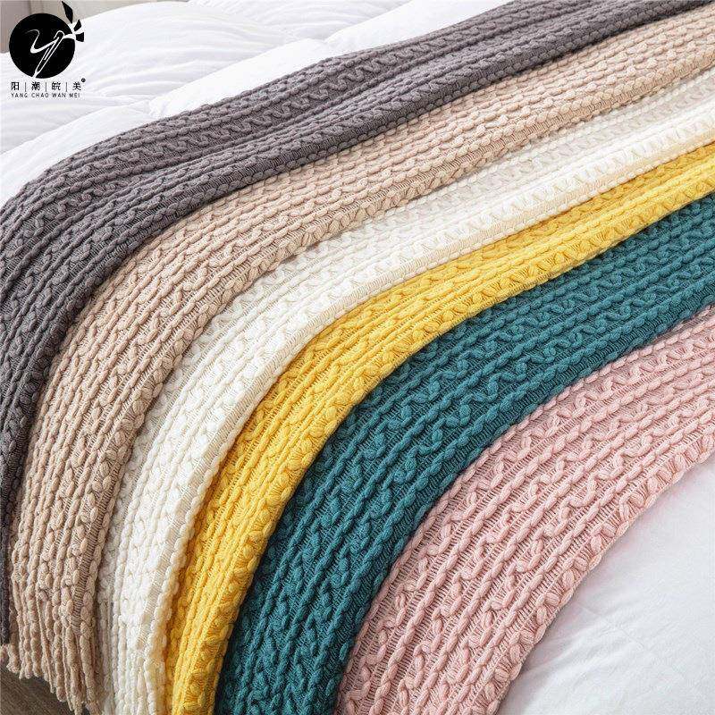 法式立体浮雕编织毯民宿床尾装饰毯床尾毯沙发毯休闲搭毯毛线毯子,农机/农具/农膜,其它农用工具,淘宝优惠券,粉丝福利购,淘宝优惠卷