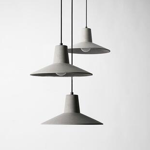 轻工业风餐厅吊灯创意个性服装店工作室民宿复古店铺商用水泥灯