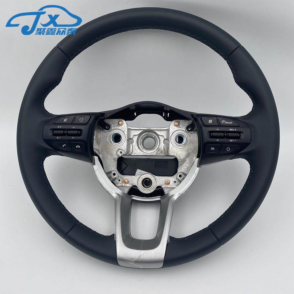 56130-H8000适用于起亚K2RIO真皮多功能方向盘总成定速巡航音量