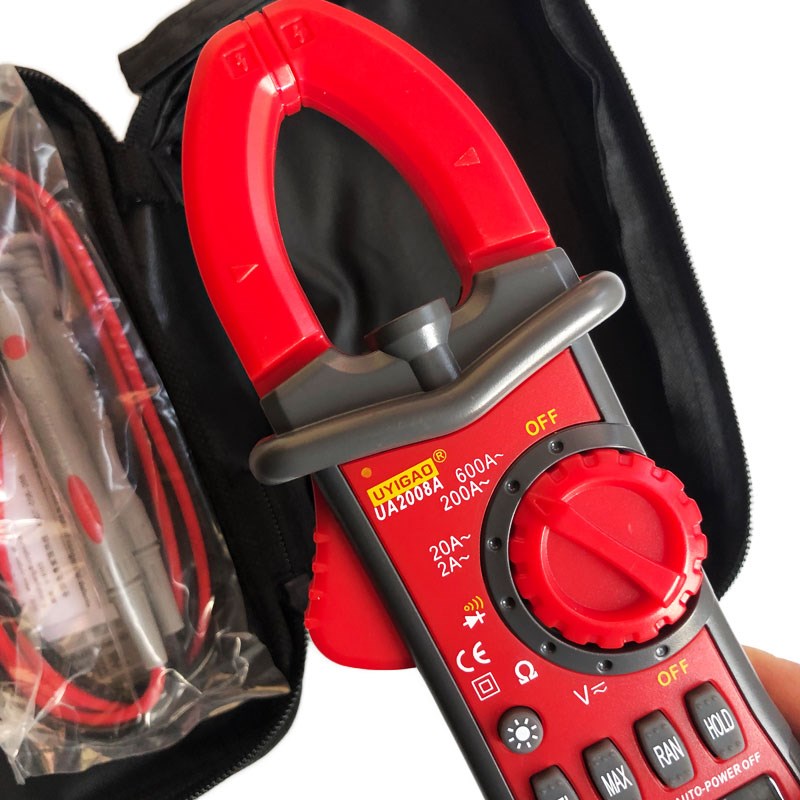 UA2008A数字钳形电流表 钳型万能表 背光灯 钳头照明钳形表