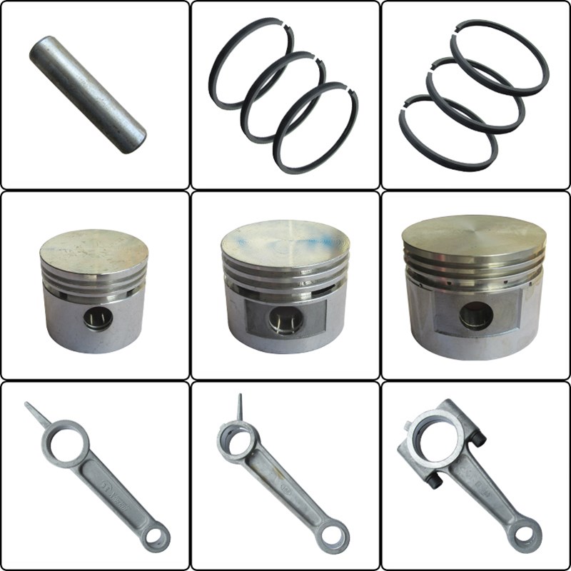 空压机大丰机头通用缸套活塞三道环气泵连杆配件51 65 80 90 95