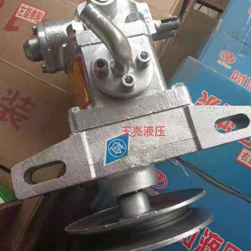 时风三轮车原厂配件左右旋液压油泵双槽轮油泵翻斗齿轮泵