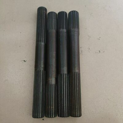新源65/75胶轮式挖掘机 双头花键前内半轴 劲工鑫豪前桥内半轴