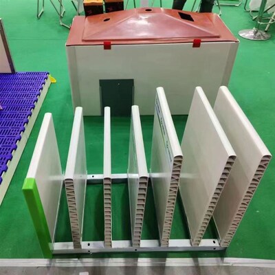 猪用PVC围栏板 养猪场设备中空板产F床保育床护板保温箱板猪栏门
