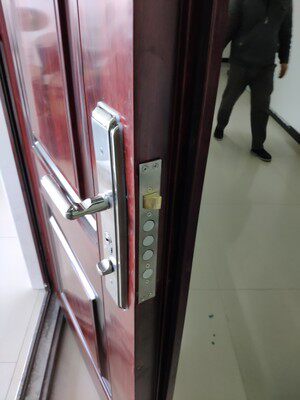 家用大门锁通用型防盗门锁套装锁体超c级锁芯不锈钢304拉手门把手
