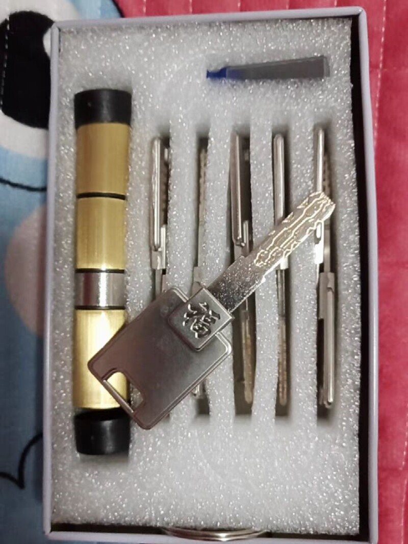 .防盗门锁心超c级门锁通用型家用锁心大门全铜进户门防盗锁d级入