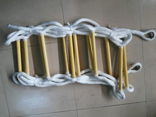 消防软梯 逃生安全绳梯 尼龙钢丝绳应急救生软梯