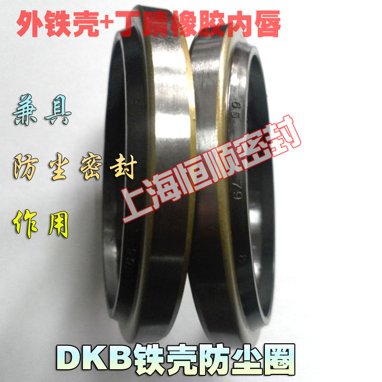 DKB外铁壳骨架SOG防尘密封圈油封(95*109/100*114)*8/12丁晴黑色